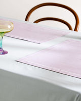 Noa Powder Pink Placemat - Stylish Dining Table Linen Decor - TryAladdin