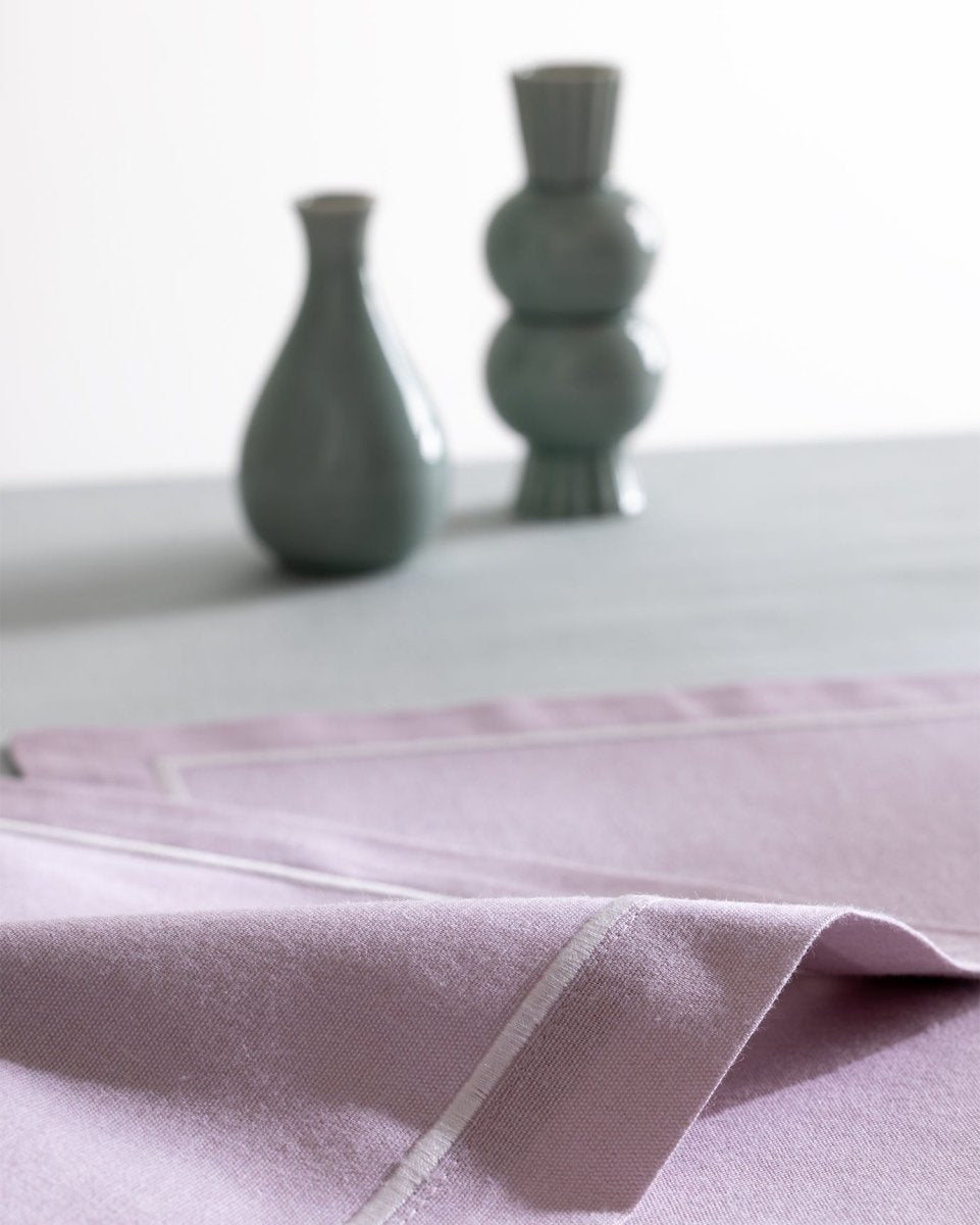Noa Powder Pink Placemat - Stylish Dining Table Linen Decor - TryAladdin