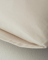 Professional Grade Cotton Textured Pillowcase Set Cream 50x70cm 2 Pack