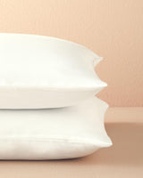 Premium-Cotton-Textured-Pillowcase-Set-2-Pack-White
