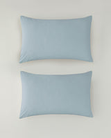 Professional-Grade-Cotton-Textured-Pillowcase-Two-Pack-Light-Blue