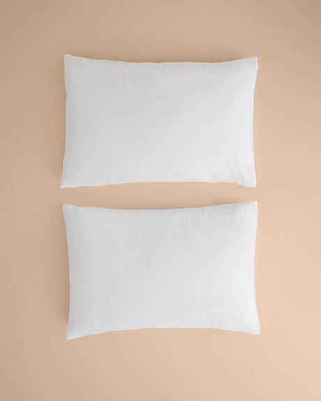 Premium-Cotton-Textured-Pillowcase-Set-2-Pack-White