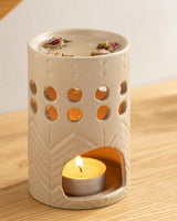 Professional Ceramic Aromatherapy Diffuser Cream Essential Oil Burner