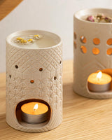 Professional Ceramic Aromatherapy Diffuser Cream Essential Oil Burner