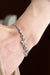 NRZ | 925K Sterling Silver Double Butterfly Blue Stone Detailed Bracelet