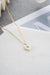 NRZ | 925K Sterling Silver Gold Plated Enamel Minimal Heart Necklace