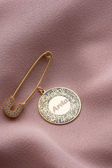 NRZ | 925K Sterling Silver Personalized Baby Pin with Name