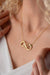 NRZ | 925K Sterling Silver Personalized Heart Detailed Big Size Infinity Necklace