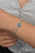 NRZ | 925K Sterling Silver Rhodium Nazar Evil Eye Waterway Bracelet