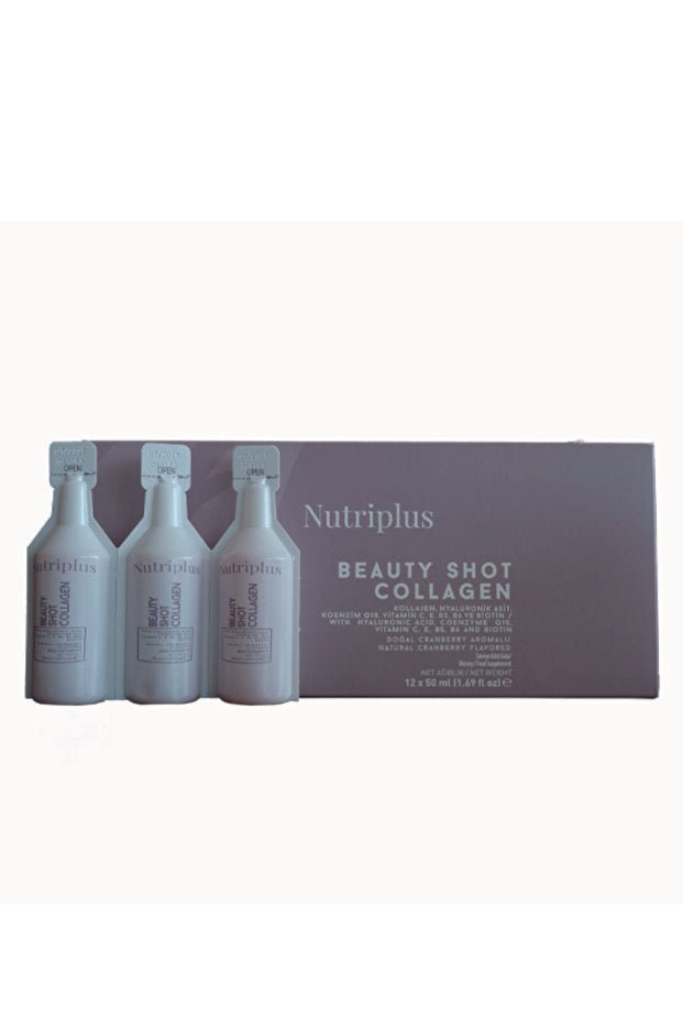 Nutriplus Beauty Shot Collagen - 12 Vials, Cranberry - TryAladdin