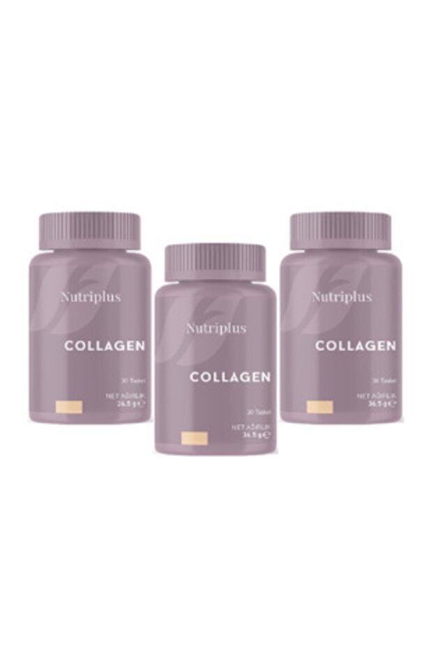 Nutriplus Collagen & Vitamin C - 30 Tablets x 3 Bottles - TryAladdin