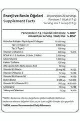 Nutrition Collagen Sports Powder - 340g Hydrolyzed Collagen with BCAA & Caffeine - TryAladdin