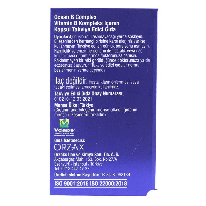 Ocean B Complex 50 Tablets