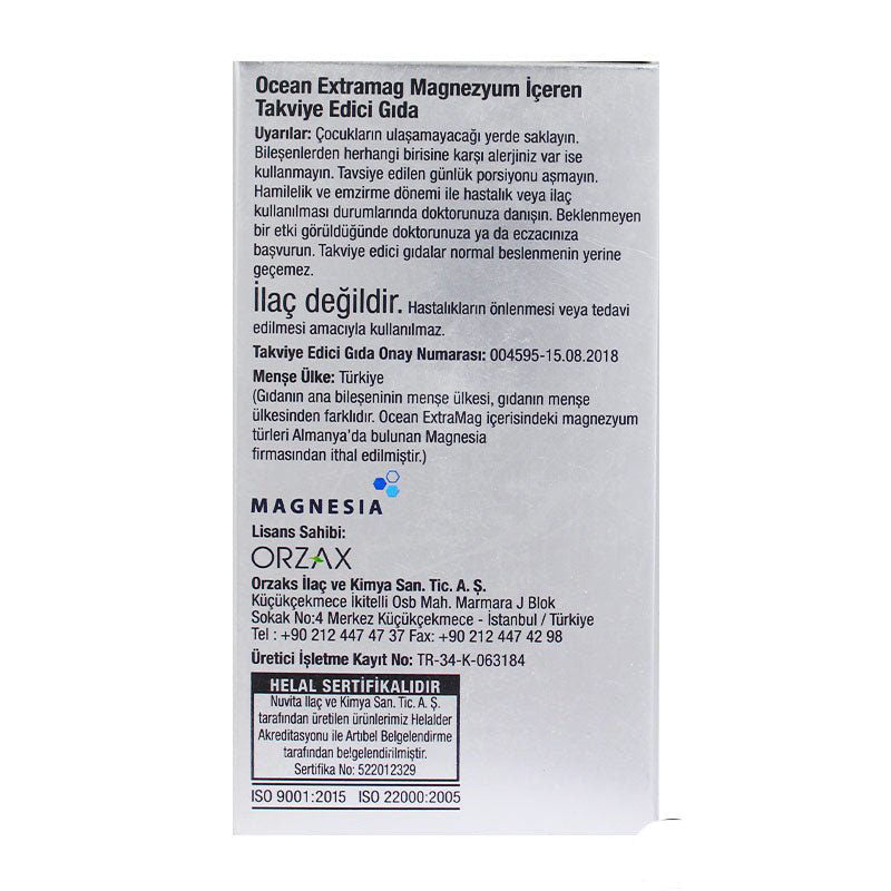 Ocean ExtraMag Magnesium 60 Tablets