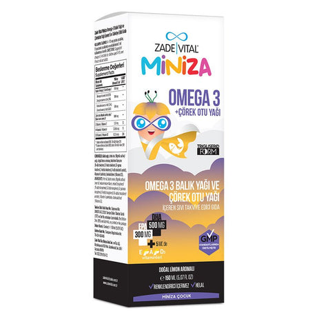 Omega - 3 & Black Seed Oil Liquid Supplement - Daily EPA DHA Support - TryAladdin