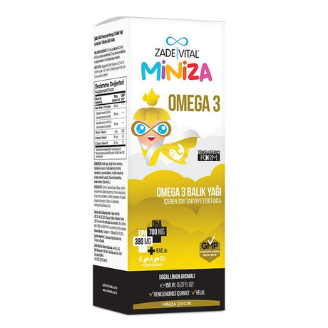 Omega - 3 Fish Oil - Brain & Development Liquid Supplement - TryAladdin