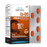 Omega - 3 Fish Oil + CoQ10 - Cardiovascular & General Wellness Softgels - TryAladdin