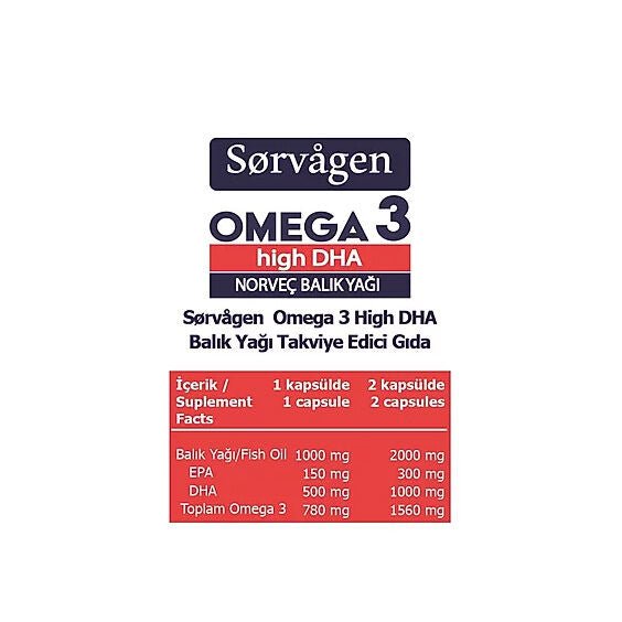Omega - 3 Fish Oil - High DHA Norwegian Triglyceride Form - TryAladdin