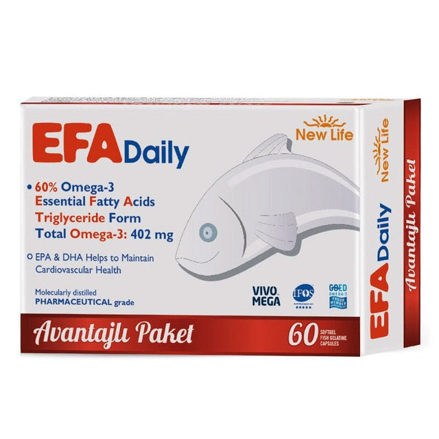 Omega - 3 Fish Oil - Pure Daily Essential Fatty Acid Capsules - TryAladdin