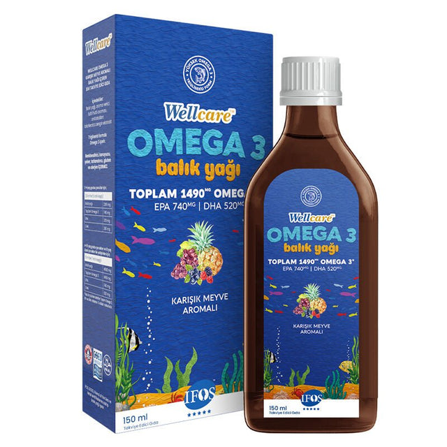 Omega - 3 Fish Oil - Pure Triglyceride Liquid with Natural Fruit Flavor - TryAladdin