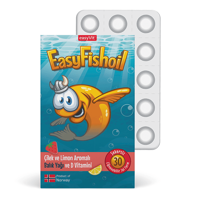 Omega - 3 Fish Oil & Vitamin D3 - Brain, Vision & Immunity Chewable Gel - TryAladdin