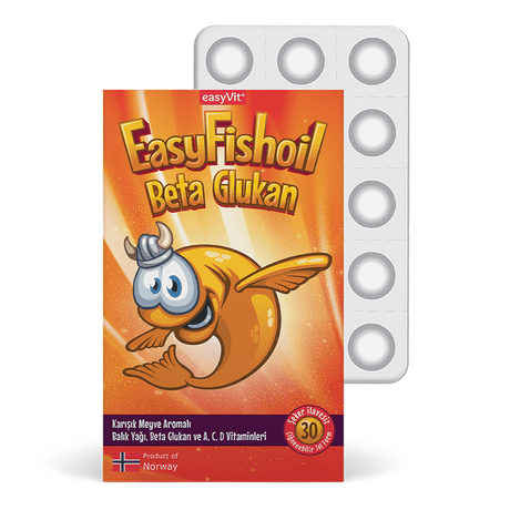 Omega - 3 Fish Oil with Beta Glucan & Vitamins - Immune Support Chewable Gel - TryAladdin