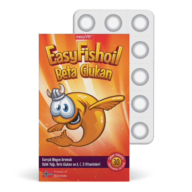 Omega - 3 Fish Oil with Beta Glucan & Vitamins - Immune Support Chewable Gel - TryAladdin