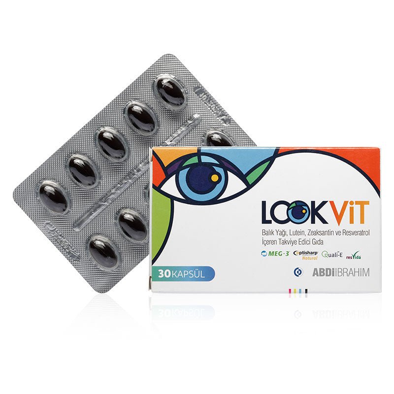 Omega - 3, Lutein & Zeaxanthin - Advanced Eye Health & Antioxidant Support Capsules - TryAladdin