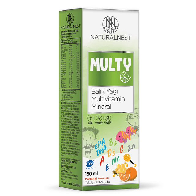Omega - 3 Multivitamin & Mineral - Daily Comprehensive Support Syrup - TryAladdin