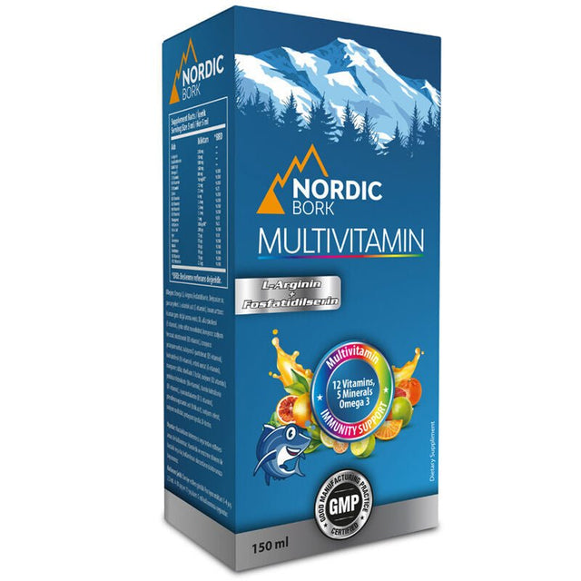 Omega - 3 Multivitamin Supplement Syrup for Children & Adults - TryAladdin