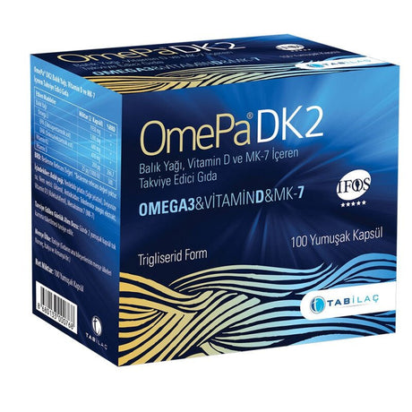 Omega 3, Vitamin D & K2 Softgels - Comprehensive Wellness Support - TryAladdin