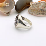 Onyx Men's Silver Ring