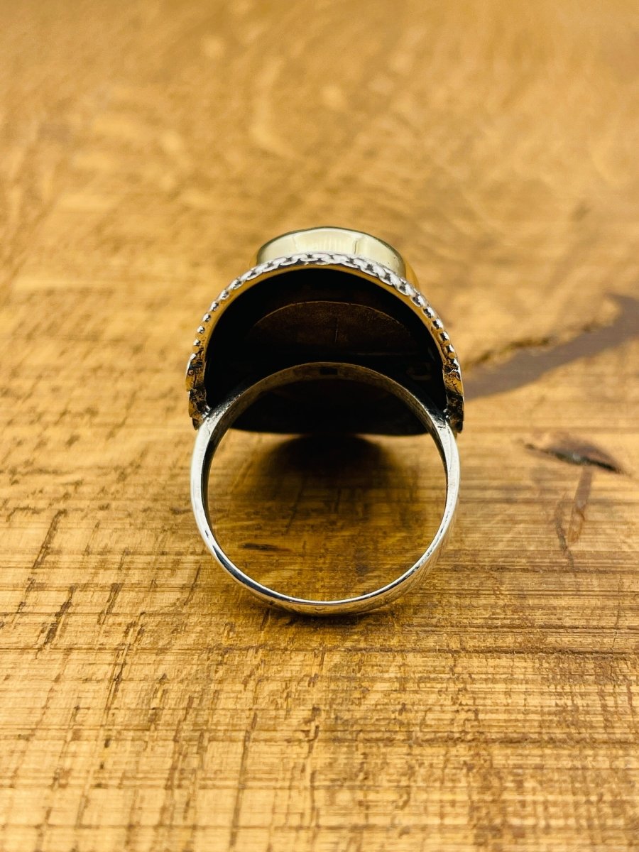 Onyx Silver Ring - TryAladdin