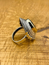 Onyx Silver Ring - TryAladdin