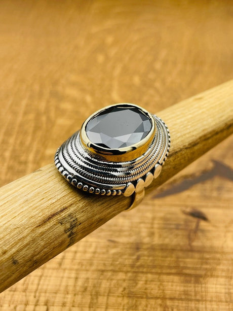 Onyx Silver Ring