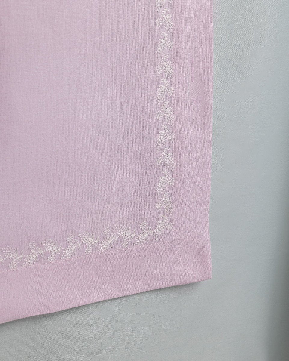 Orane Patterned Dusty Pink Runner Rug - Hallway & Kitchen Area Mat - TryAladdin