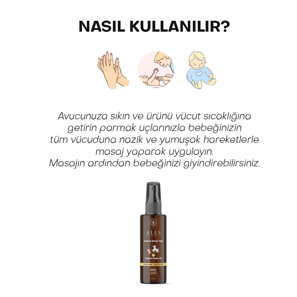 Organic Baby Massage Oil - Deep Nourishment & Gentle Skin Protection - TryAladdin