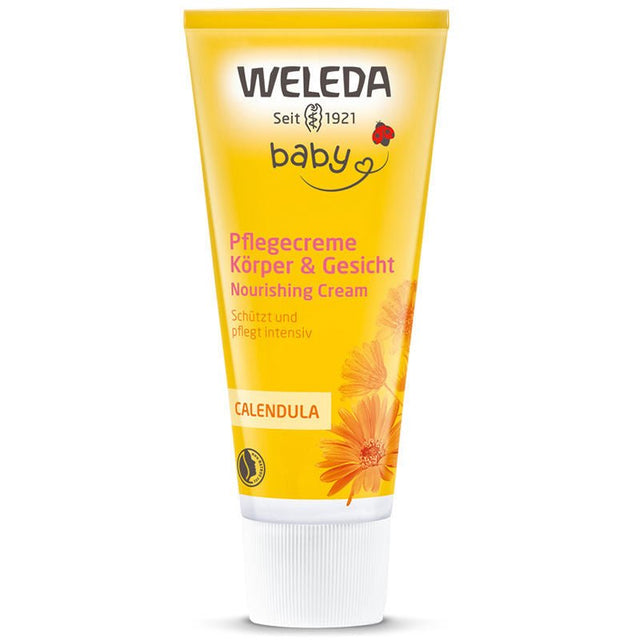 Organic Calendula Baby Body Cream - Gentle Soothing & Velvety Soft Skin - TryAladdin