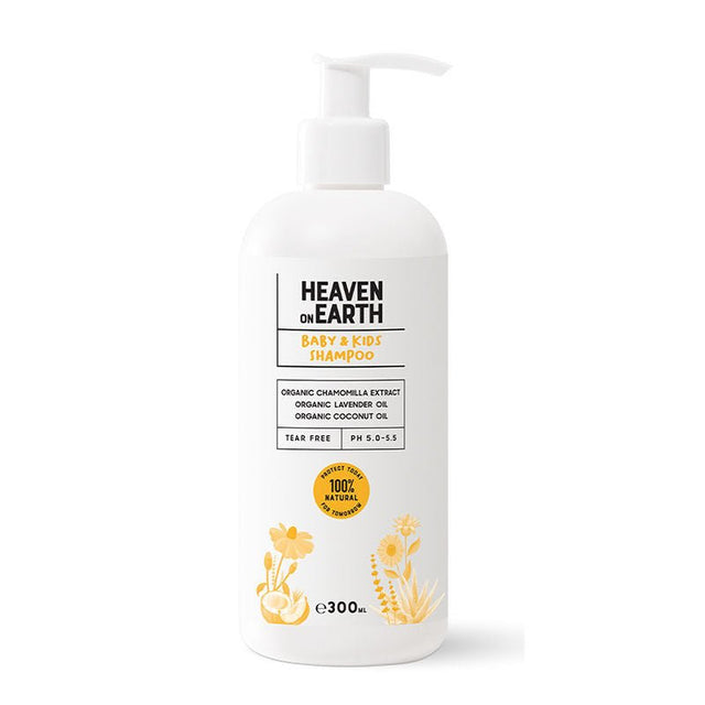 Organic Chamomile & Calendula Baby Shampoo - Gentle, Skin - Friendly Wash - TryAladdin