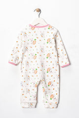 Organic Cotton Baby Girl Jumpsuit & Bodysuit Set - 3 - Piece - TryAladdin