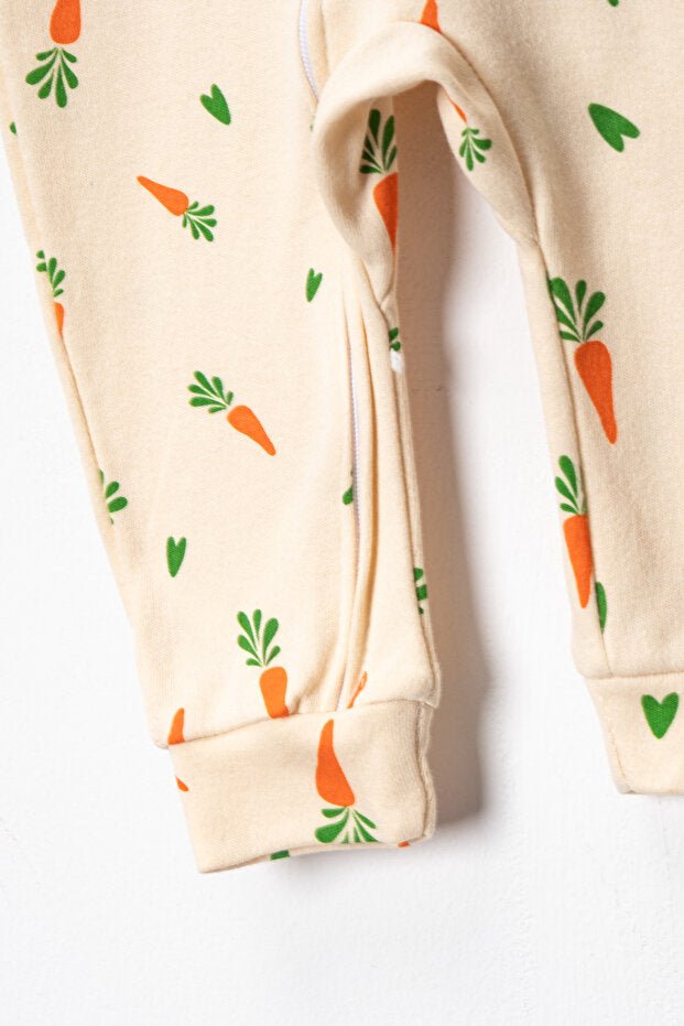 Organic Cotton Baby Girl Jumpsuit & Bodysuit Set - 3 - Piece - TryAladdin