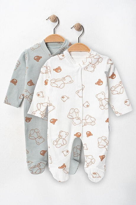 Organic Cotton Boy Newborn Romper & Bodysuit Set (2 - Piece) - 1 Set - TryAladdin