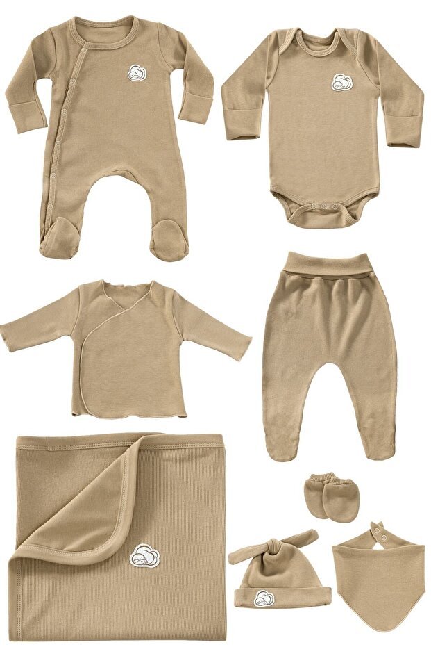 Organic Cotton Unisex Newborn Hospital Exit Set - 8 Piece - TryAladdin