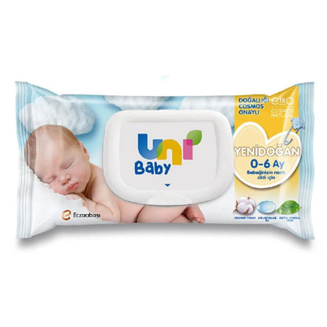 Organic Cotton Wipes - Newborn Safe pH Balanced Face & Body Cleansing - TryAladdin