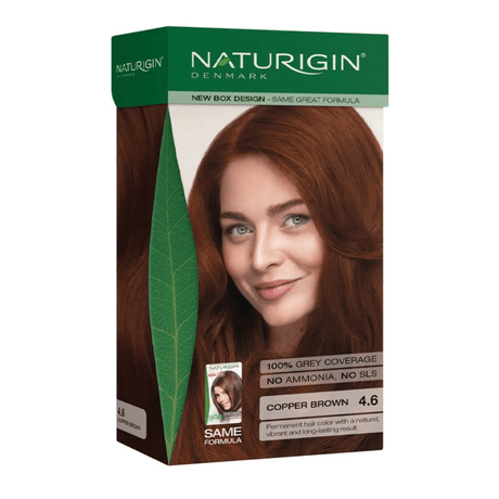 Organic Hair Color Dye - Copper Brown Shade 4.6 - TryAladdin