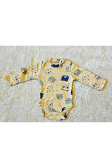 Organic Newborn Blue Bear Ribbed Cotton Baby Set - 2 - Piece - TryAladdin