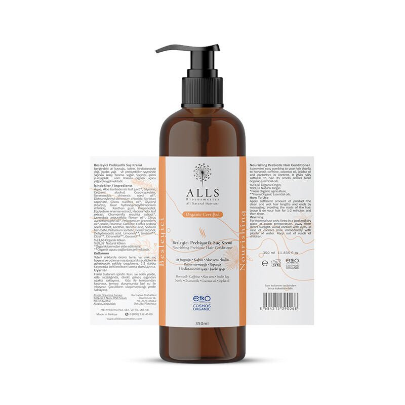 Organic Prebiotic Nourishing Hair Conditioner - Frizz Control & Shine - TryAladdin