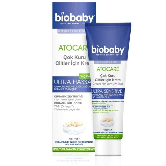 Organic Sea Buckthorn & Olive Oil Cream - Intense Skin Hydration - TryAladdin
