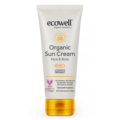 Organic Sun Cream - SPF 50+ UVA/UVB Protection for Face & Body - TryAladdin