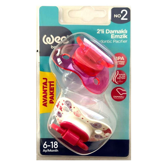 Orthodontic Air - Flow Baby Pacifier - Optimal Oral Development & Comfort (6 - 18 Months) - TryAladdin